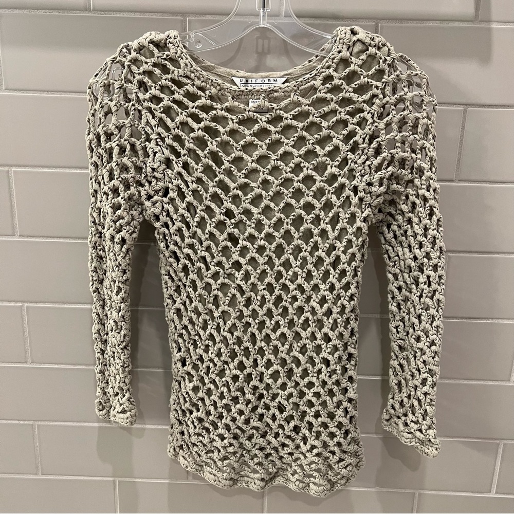 Uniform by John Paul Richard Holes Knot Sweater